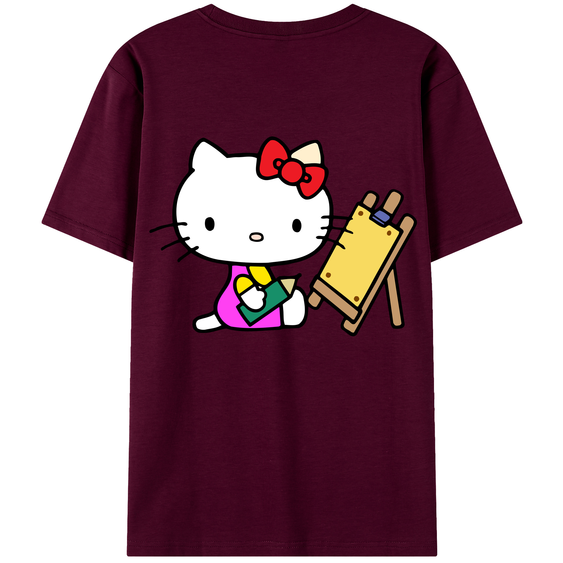 （画像用） Hello Kitty ハローキティ レディース半袖Tシャツ(バックプリント)